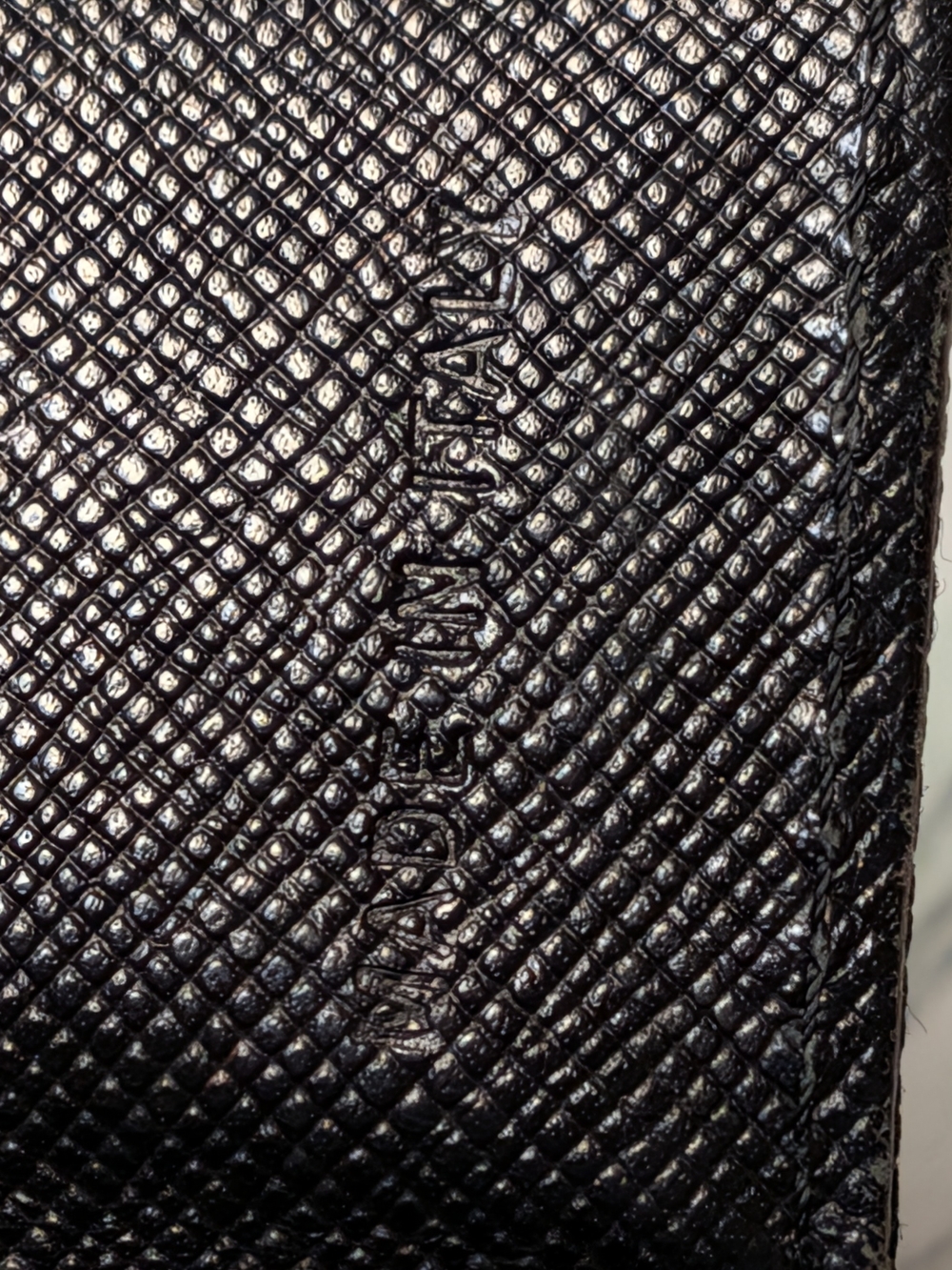 Prada Black Nylon Flap Wallet with Triangle Logo - Picture 9 of 10